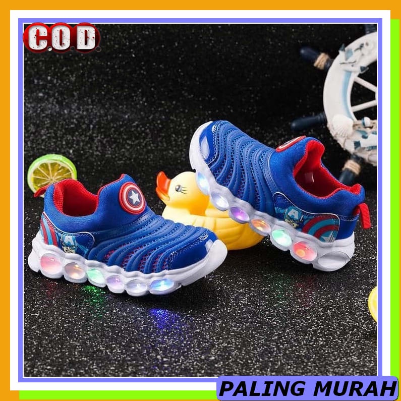 Ch67Js [Original] Sepatu Pro Att Mgp Magnet Macan / Sepatu Anak S LN697  Led Laki-Laki & Perempuan M