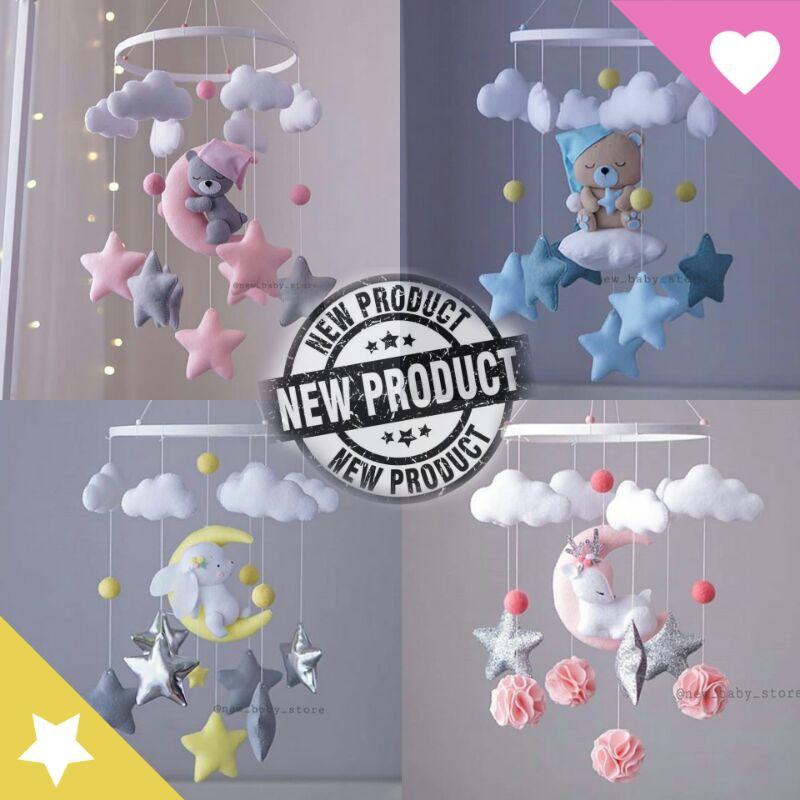 MAINAN GANTUNG BOX BAYI / MAINAN BOX BAYI / MAINAN BAYI / BABY MOBILE