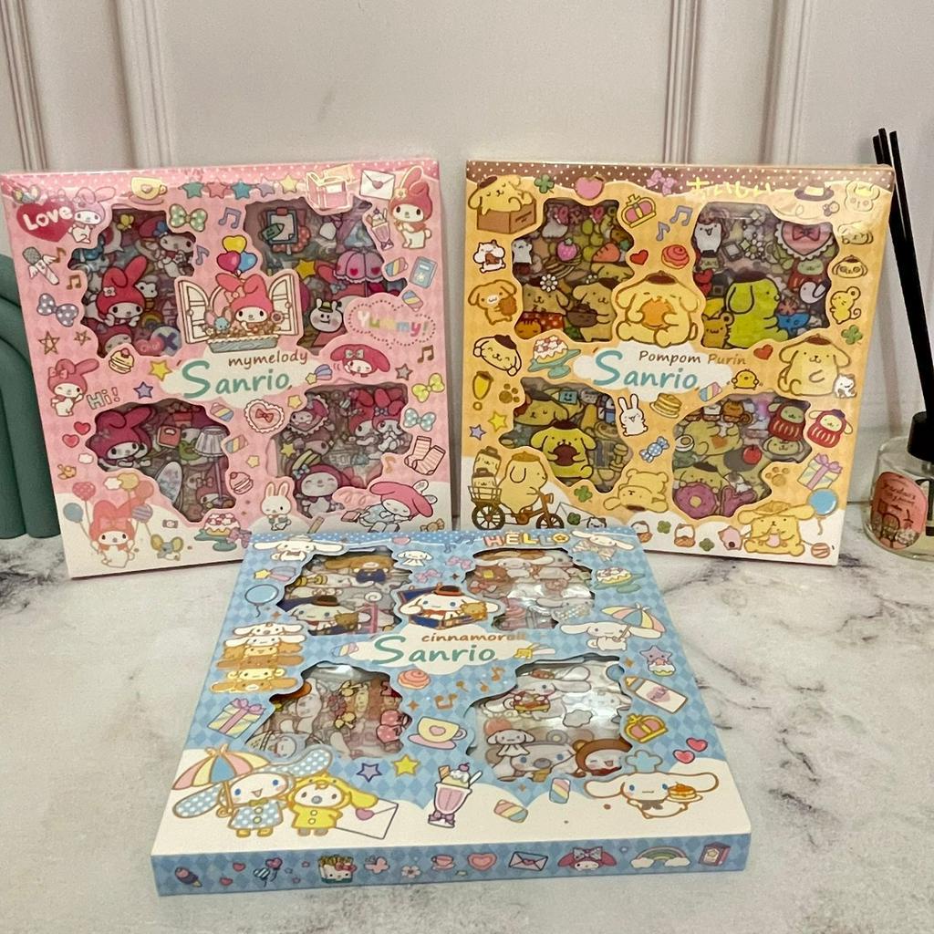 

Sticker Sanrio 32 Lembar imut banget Lengkap Variant Melody Purin Cinnamoroll / Stiker Sanrio 1 box Isi 32 Lbr ready 3 Warna Alat Tulis Anak kekinian Kualitas terbaik Bisa Grosir dan COD