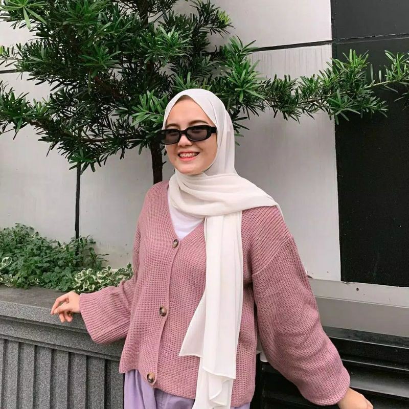 VINA KNITTED CARDIGAN RAJUT / CARDI FISTA RAJUT PREMIUM HQ