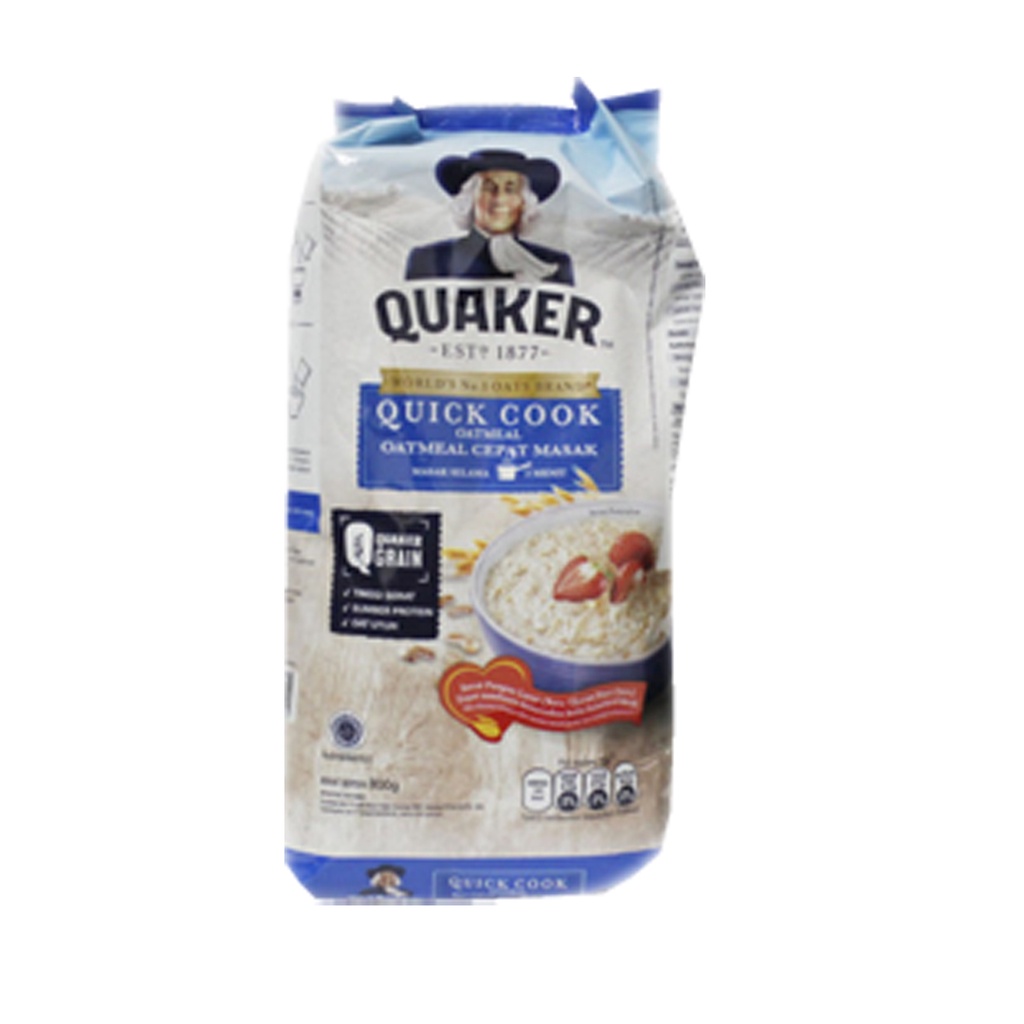 

QUAKER QUICK COOK OATMEAL 800GR