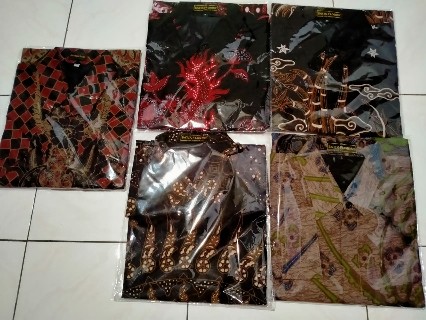 Peksi Kenongo Pendek Kemeja Batik Pria Full Furing Bahan Katun Halus Primisima