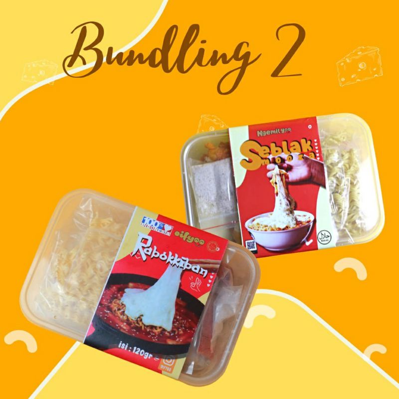 

PAKET BUNDLING 2 RABOKKIBAN DAN SEBLAK MOZARELLA TERENAK TERMURAH TERLEZAT