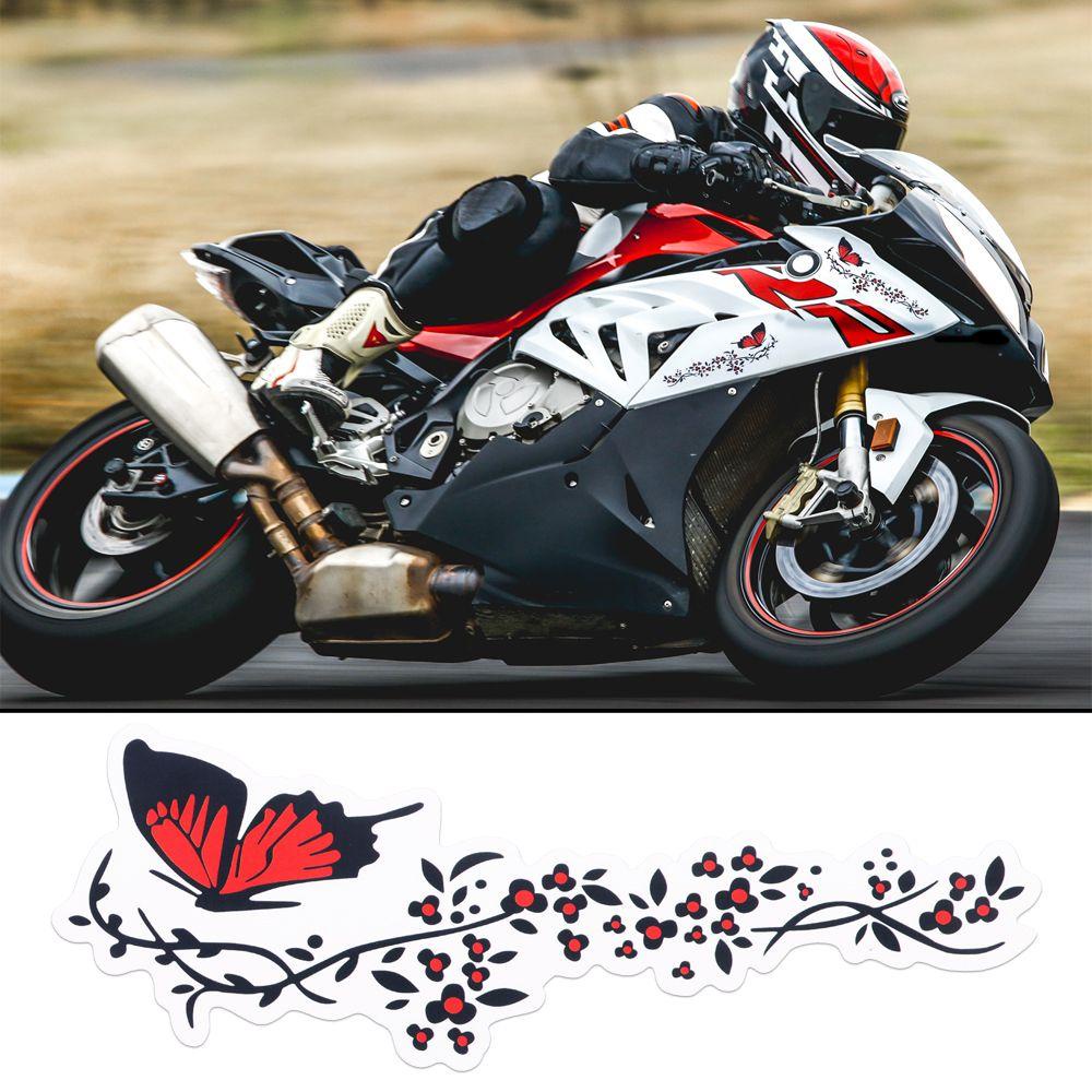 Top 2pcs Decals Untuk Mobil Car-styling Bunga Lucu Vinyl Butterfly Cover Scratches Stiker Jendela