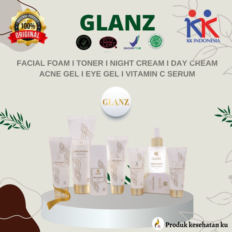 Rangkaian Skin Cere Glanz Kecantikan Wajah KK Indonesia