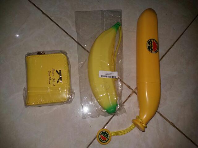 Payung Pisang + Uv Protection ~ Banana Umbrella Payung Lipat Unik