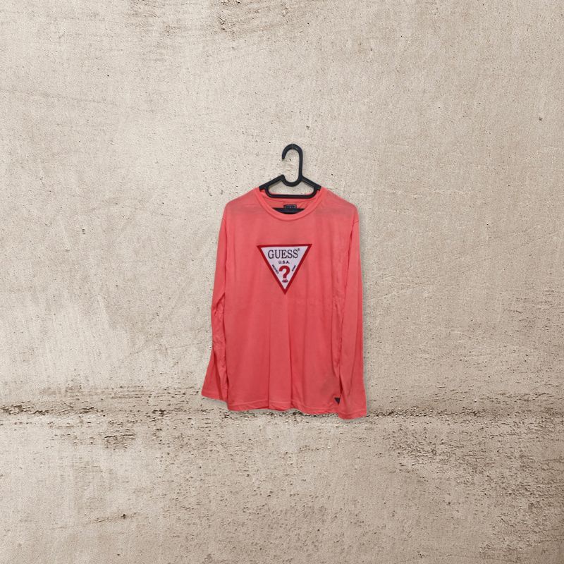 NEW Kaos Guess Atasan Lengan Panjang Guess Salem Long Sleeve Guess Murah izishopisti