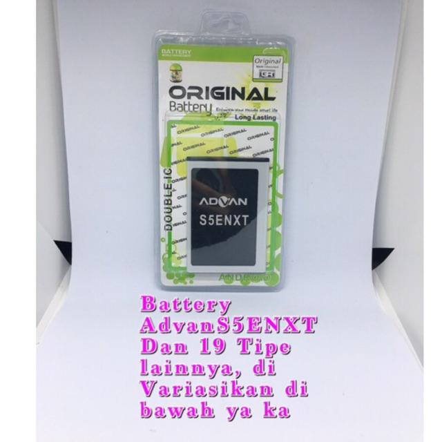 BATTERY ADVAN S5ENXT DAN 19 TIPE LAINNYA