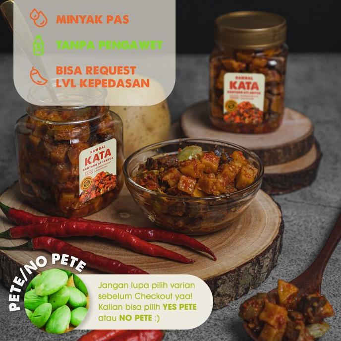 

Sambal Kentang Ati / Hati Ampla (KATA) 150G PETE / NO PETE PEDAS GURIH