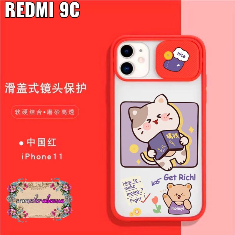 SS070 CASE SLIDE KARAKTER XIAOMI REDMI 4A 5A 6A 8 9 9A 9C 10 10A 10C POCO M2 SB3173