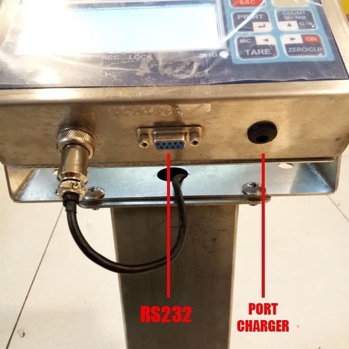 Timbangan Barang Digital Full Stainless Steel 30kg 0.001kg Waterproof