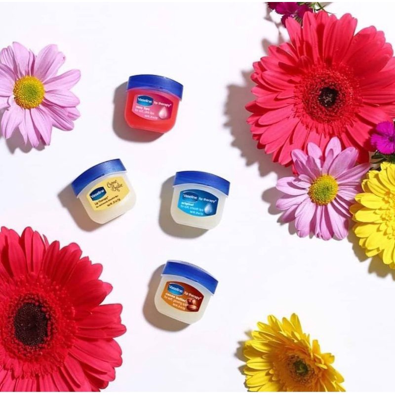 [ORIGINAL] Vaseline Cream Pelembab Bibir Rosy Lip Therapy Cream Pelembab Merawat Bibir