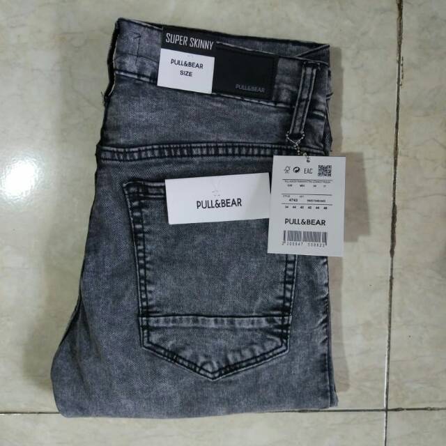 CeLana Jeans PULL BEAR Import Abu Snow Washing 29 34 
