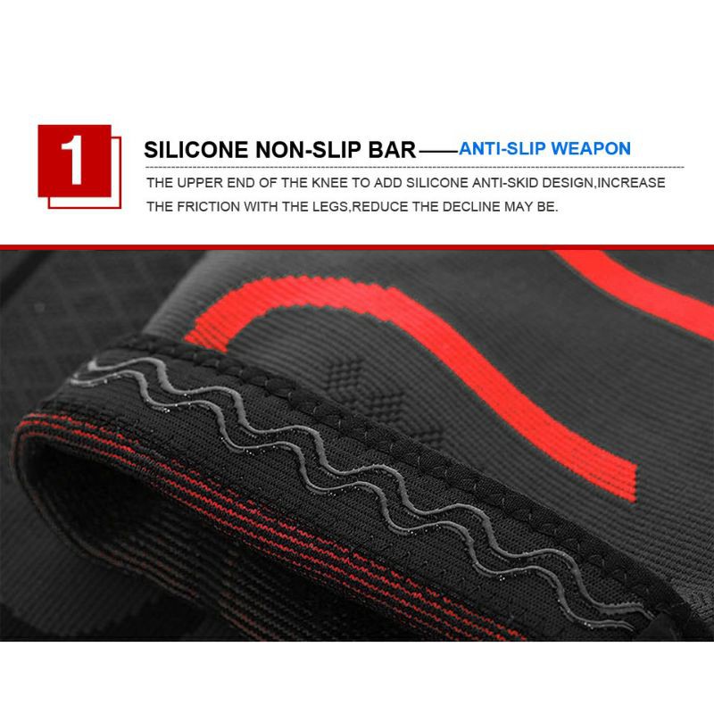 Pelindung Lutut Olahraga Knee Support Pad Brace / gym / badminton/ volly / bulutangkis / sepeda / basket / futsal