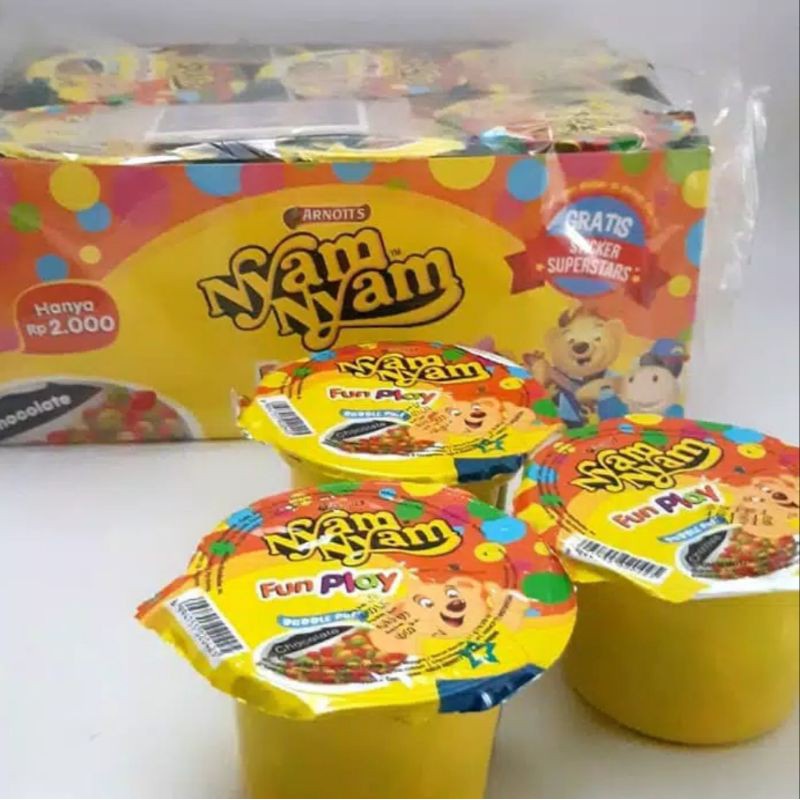 

(BOX) Nyam nyam Crispy Fun Play (12 x 11 gr) grosir toko snack