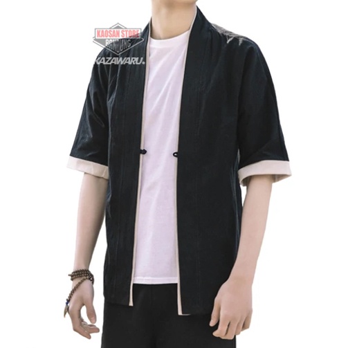 OUTER OUTWEAR KIMONO CARDIGAN KARDIGAN BLAJER BLAZER JAS HAORI JEPANG KOREA PRIA LAKI LAKI COWO COWO