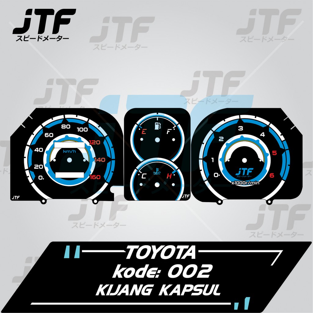 SPEEDOMETER CUSTOM KIJANG KAPSUL - JTF SPEEDGLOW