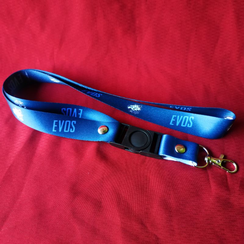 READY ✅ LANYARD EVOS GAMERS TALI SATUAN PRINTING MURAH