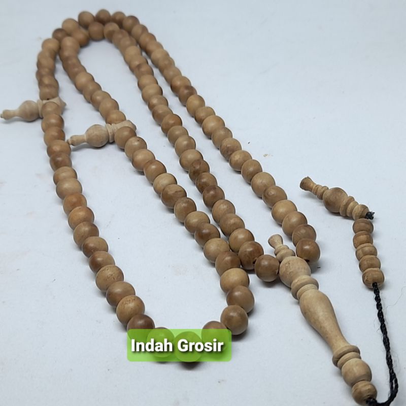 Tasbih Kayu Bertuah Dewan Daru 8mm 99butir Natural