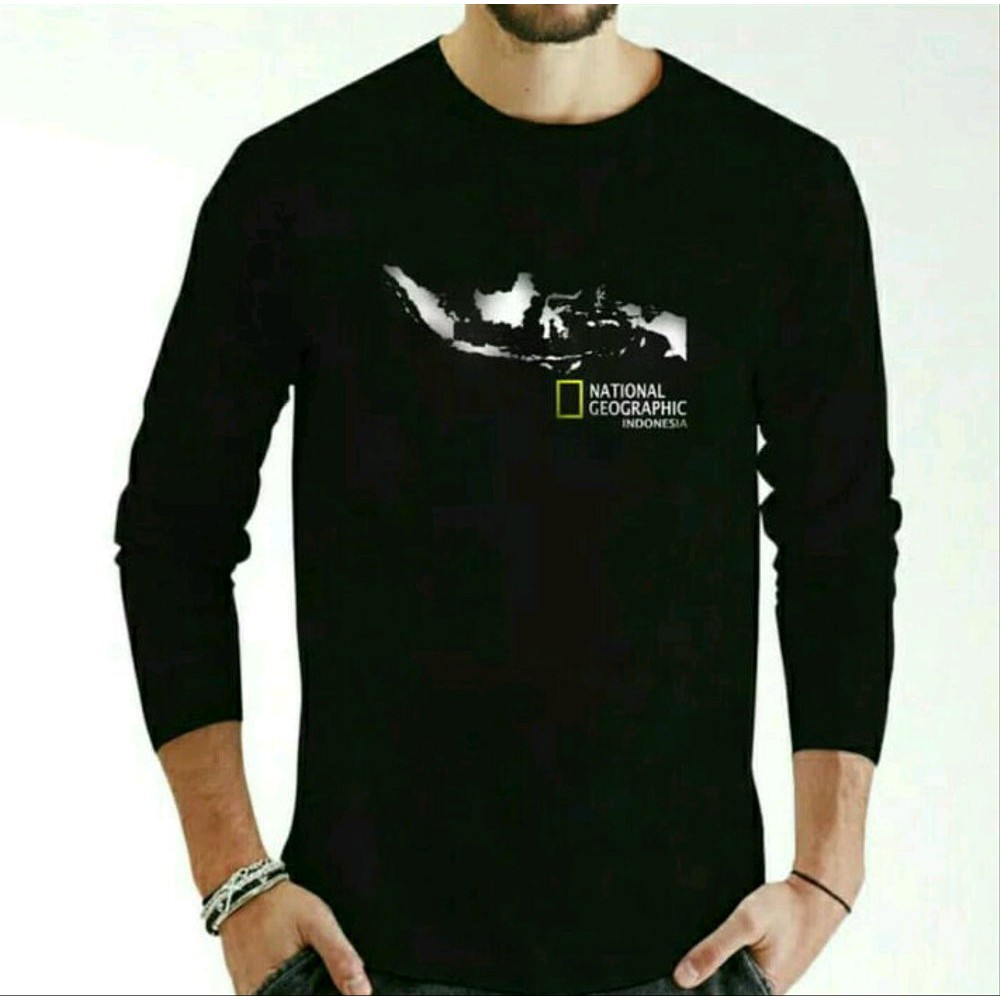 KAOS NATIONAL GEOGRAPHIC INDONESIA LENGAN PANJANG Murah