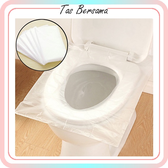 Tas bersama 57 Toilet Seat Cover Alas Duduk Closet Tissue Portable