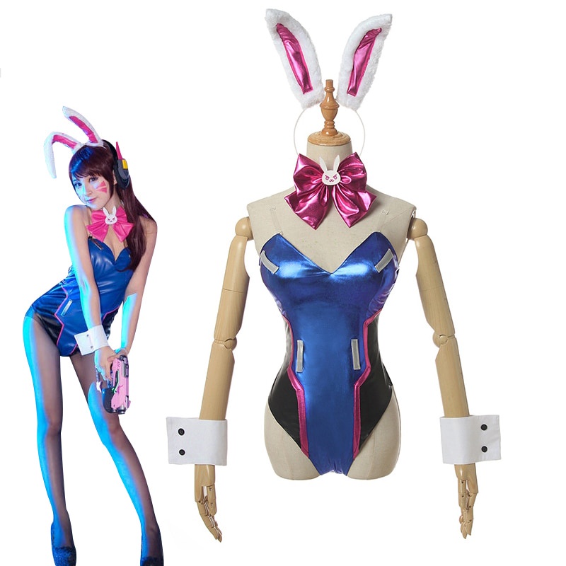 PREORDER Anime  Game Dva Cosplay costume New 2020  Women Sexy Costume Song hana Bunny Girl Cotume Ga