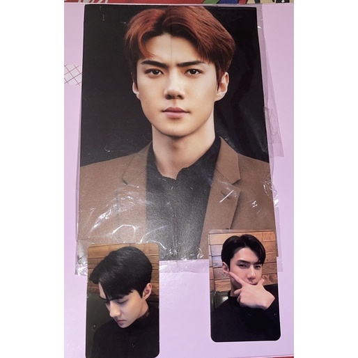 sehun welkit full set (poster+2 pc)
