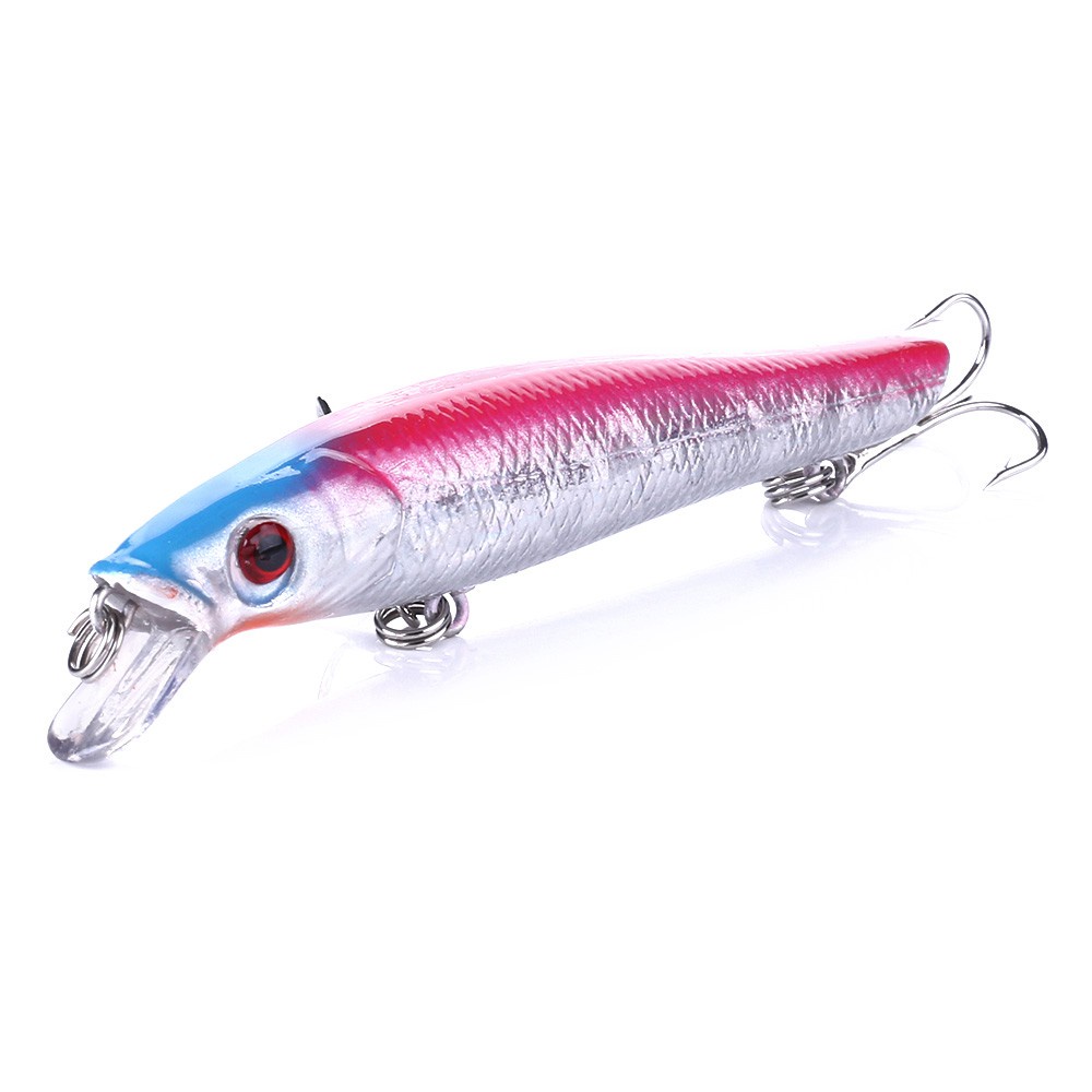 Hengjia 1pc Umpan Pancing Hardlure Tiruan Bentuk Ikan Kecil 9.5cm 8.8g