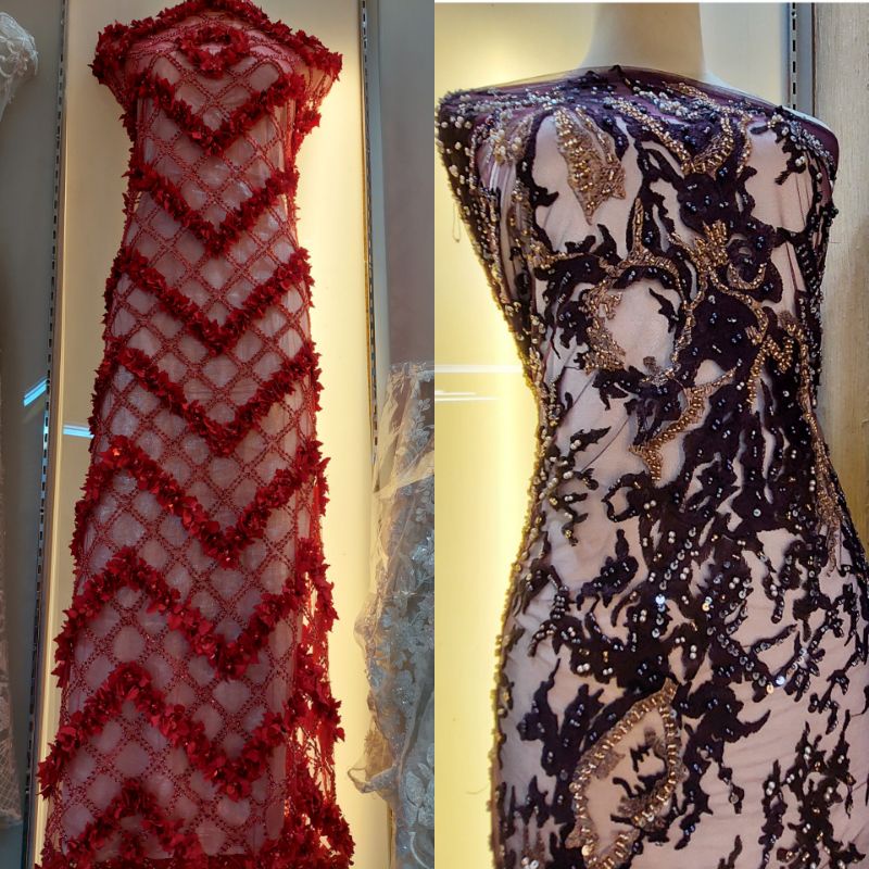 TILE FULL PAYET SOROSKI KOREA+MUTIARA DAN BUNGA 3D