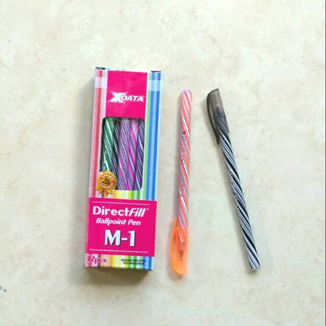 

Pulpen / Ballpoint XDATA M-1/ M-2 (isi 12 pcs )