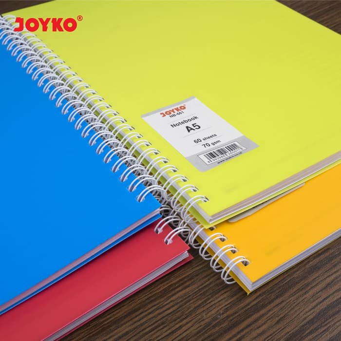 Notebook Diary Agenda Buku Catatan Bergaris Spiral Joyko NB-661 A5