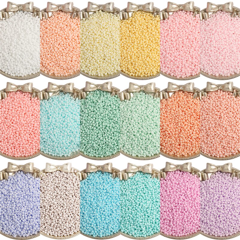 660 Pcs/lot 8/O 3mm Manik-manik Biji Kaca Macarons Buram Matt Polish Manik-manik Kaca untuk Anting-Anting Gelang Kalung DIY Membuat Perhiasan