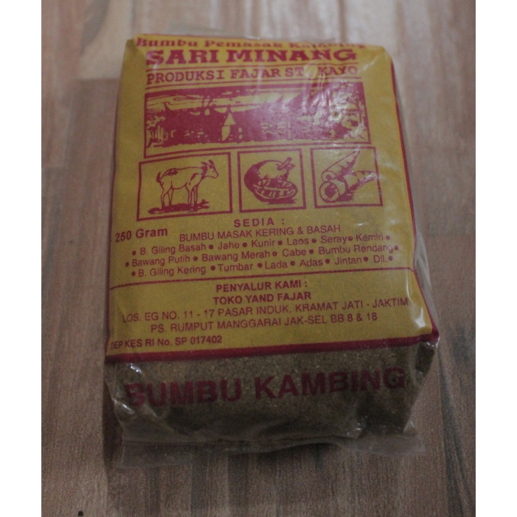 

Bumbu Kambing Sari Minang