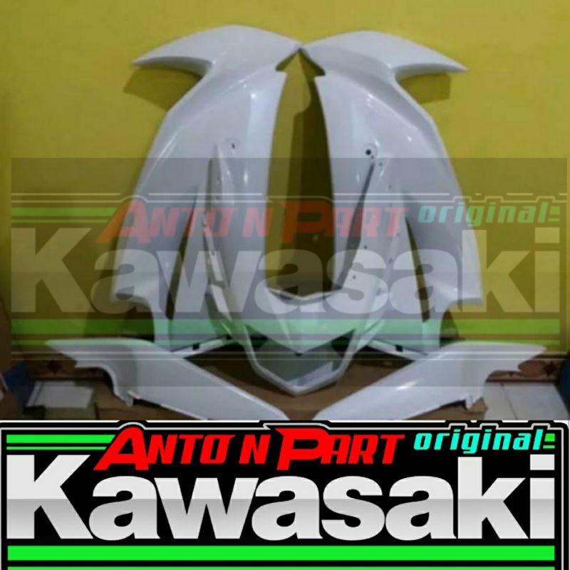 cover body set ninja rr new putih polos original