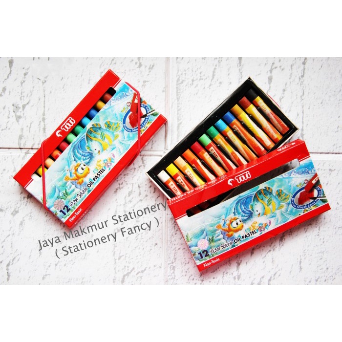 

Hot Sale Crayon Titi 12 Warna Water Soluble Oil Pastel Pl-12Ws Limited