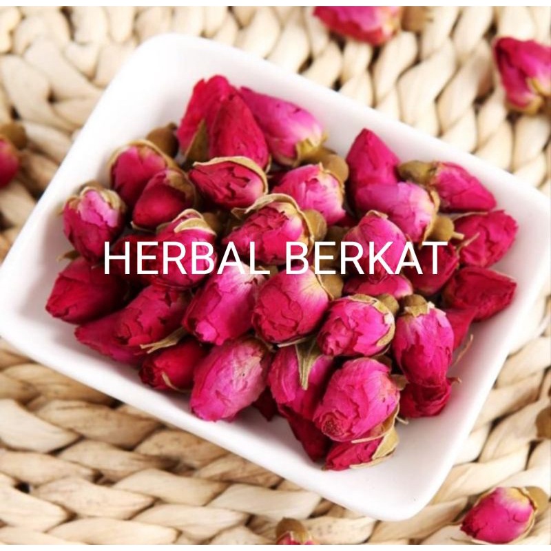 

teh bunga Mawar red rose buds flower tea 500gram / 1/2kg