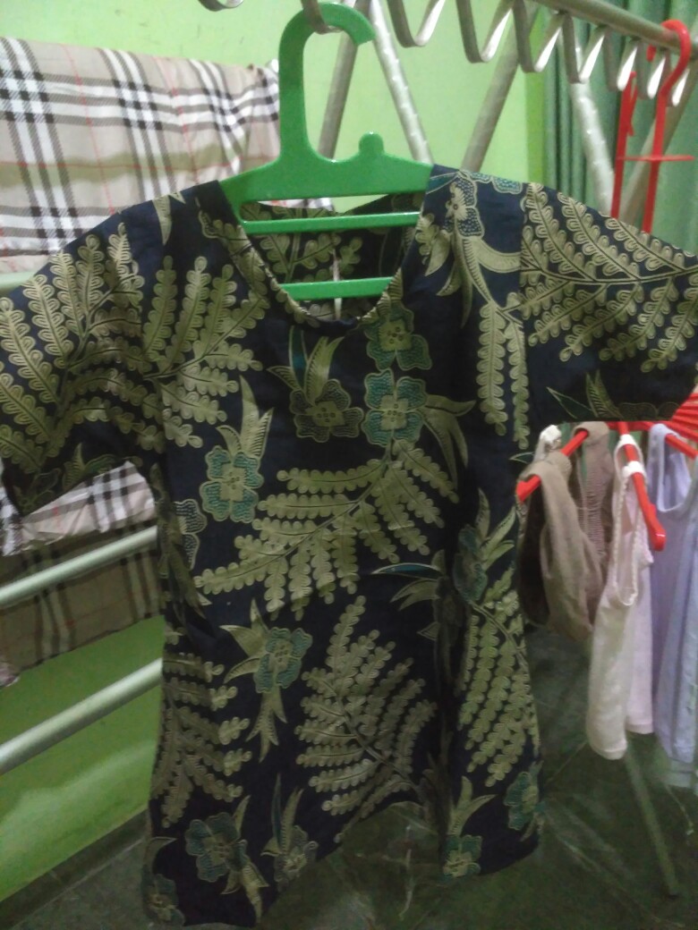 Couple Gamis Keluarga Batik Famili Sarimbit Ibu Ayah Dan Anak, Couple Batik Murah Seragam