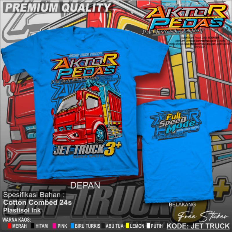 Kaos Truk New Actor Pantura / Kaos Distro Truck / Kaos Truck Lovers/ Kaos Gambar Truck