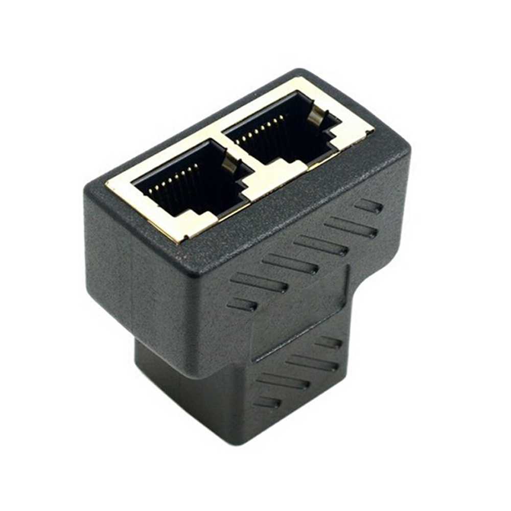 Connector Splitter Kabel LAN RJ45 1 to 2