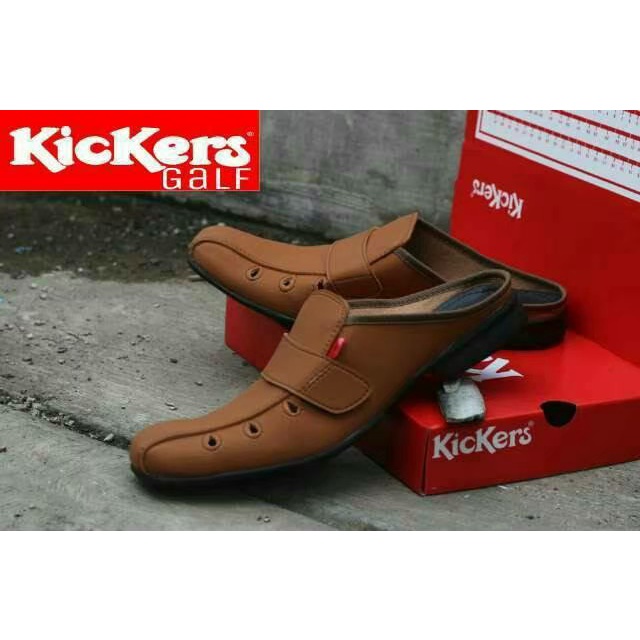 (PROMO) Sepatu Sandal Kulit Kickers Bustong / Tutong Asli Kulit REALPICT