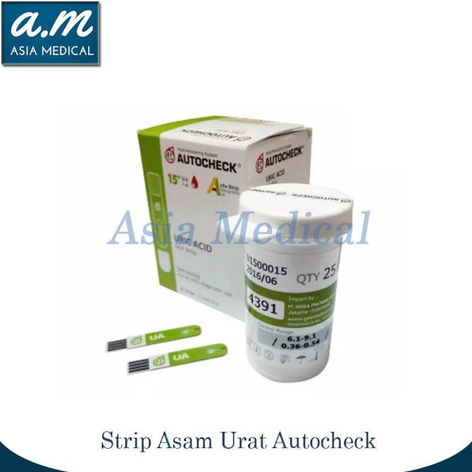 Autocheck Strip Asam Urat / Strip Asam Urat Autocheck Auto Check (Ready~stok)