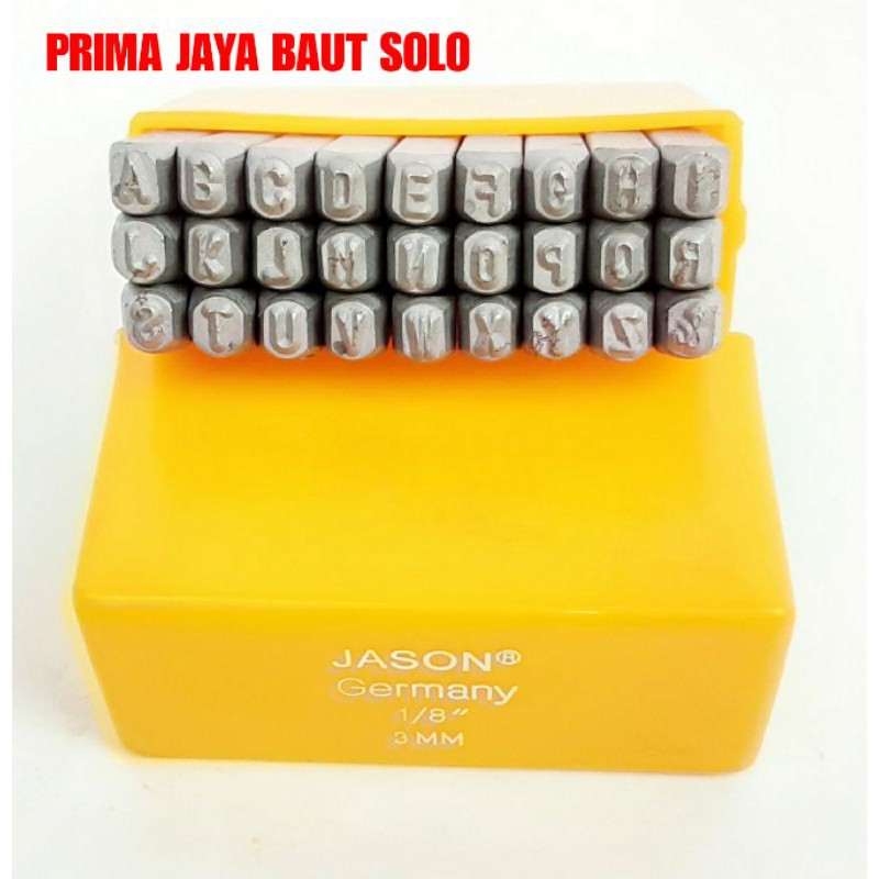 KETOK HURUF 3 MM JASON