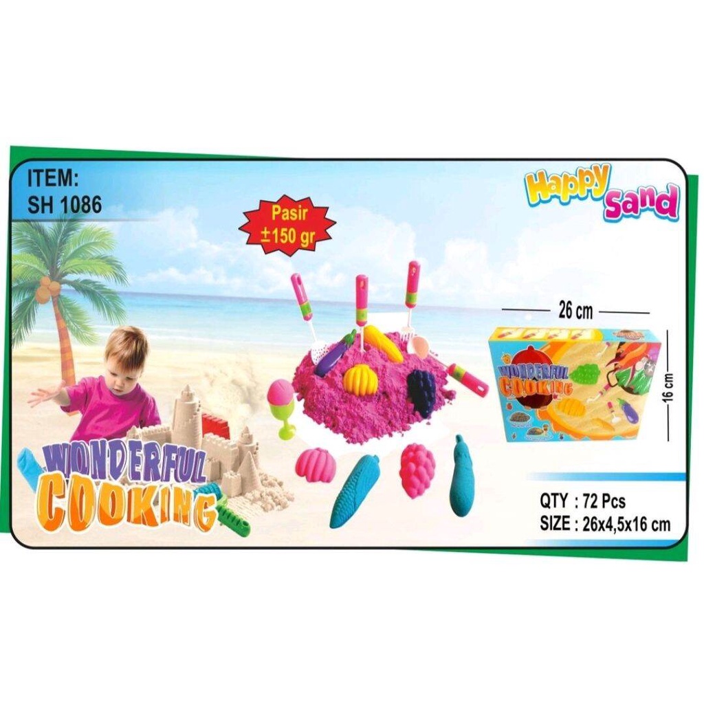 SH1086 - Mainan Pasir Kinetic Sand Cetakan Wonderful Cooking SH 1086