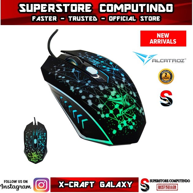 Alcatroz X-Craft Galaxy-Mouse Gaming