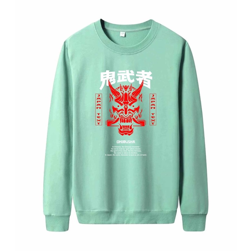 Sweater Pria Onimusha Crewneck Pria M - XXL