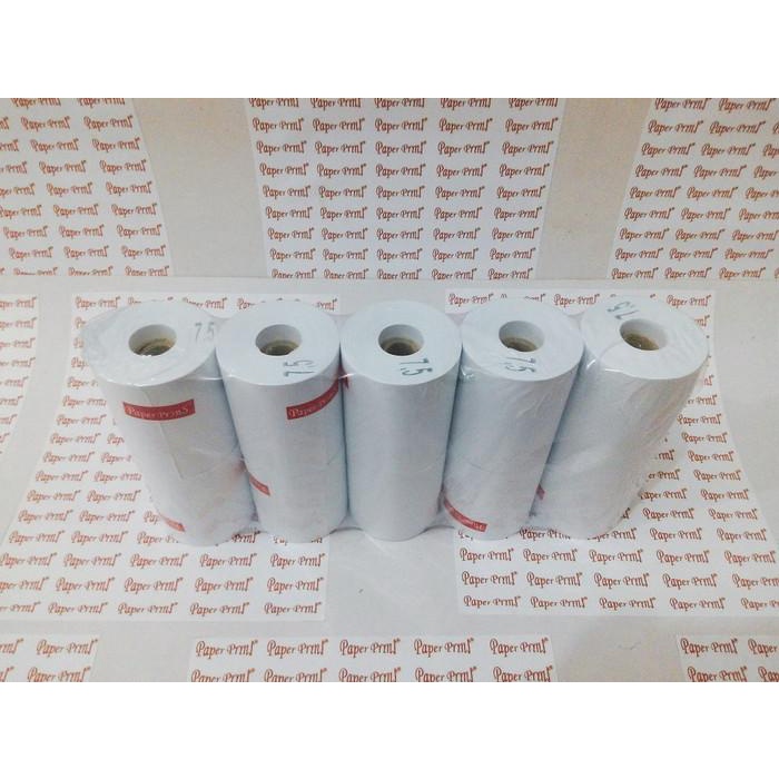 

Kertas | Kertas Struk Kertas Kasir Hvs 1Ply 75X65 Paper Prins