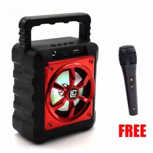 Speaker Fleco F-1914 Bluetooth Portable MP3 FM USB Free Mic F 1914