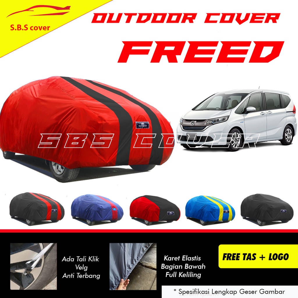 Body Cover Mobil Freed Sarung Mobil Freed/Honda Freed/avanza/avanza lama/avanza veloz/xenia/brio