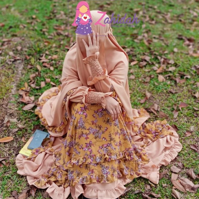 Set Gamis Fuyo by Zahidah