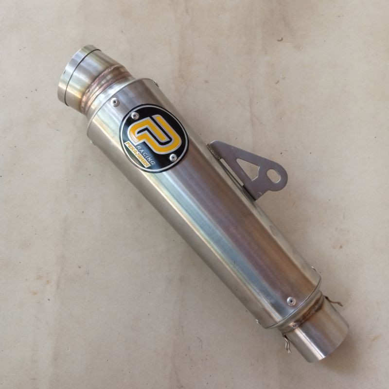 Tabung slincer knalpot pekajaman kompetisi 25 cm inlet 50 mm sarangan setengah separo sarteng bukan 